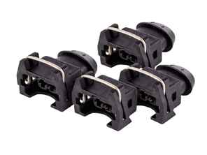 Kit de boîtier de connecteur d'injecteur de carburant. Porsche 924S / 944 / 968 - 92861282500, 92861282501 - PSGESV